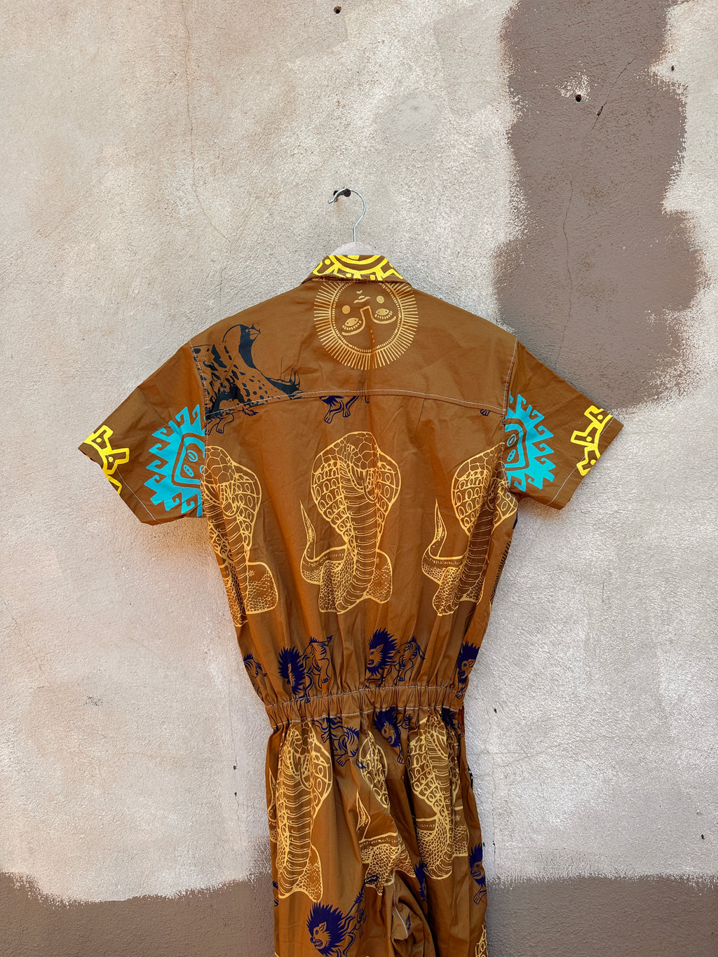 Screenprinted jumpsuit ~ X-Large