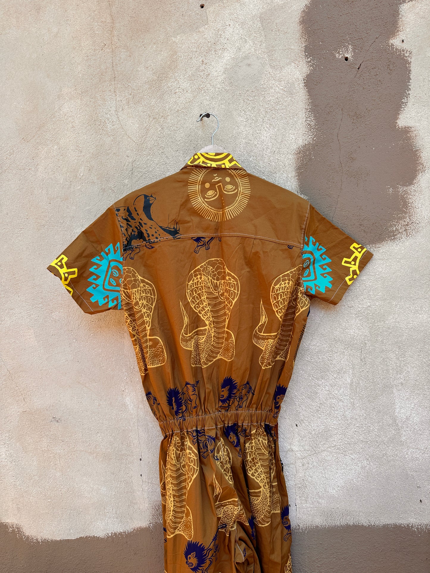 Screenprinted jumpsuit ~ X-Large
