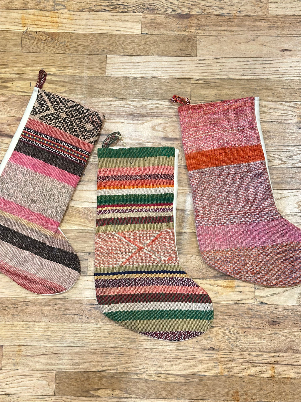 Stockings - solid color back - upcycled Andean Textiles
