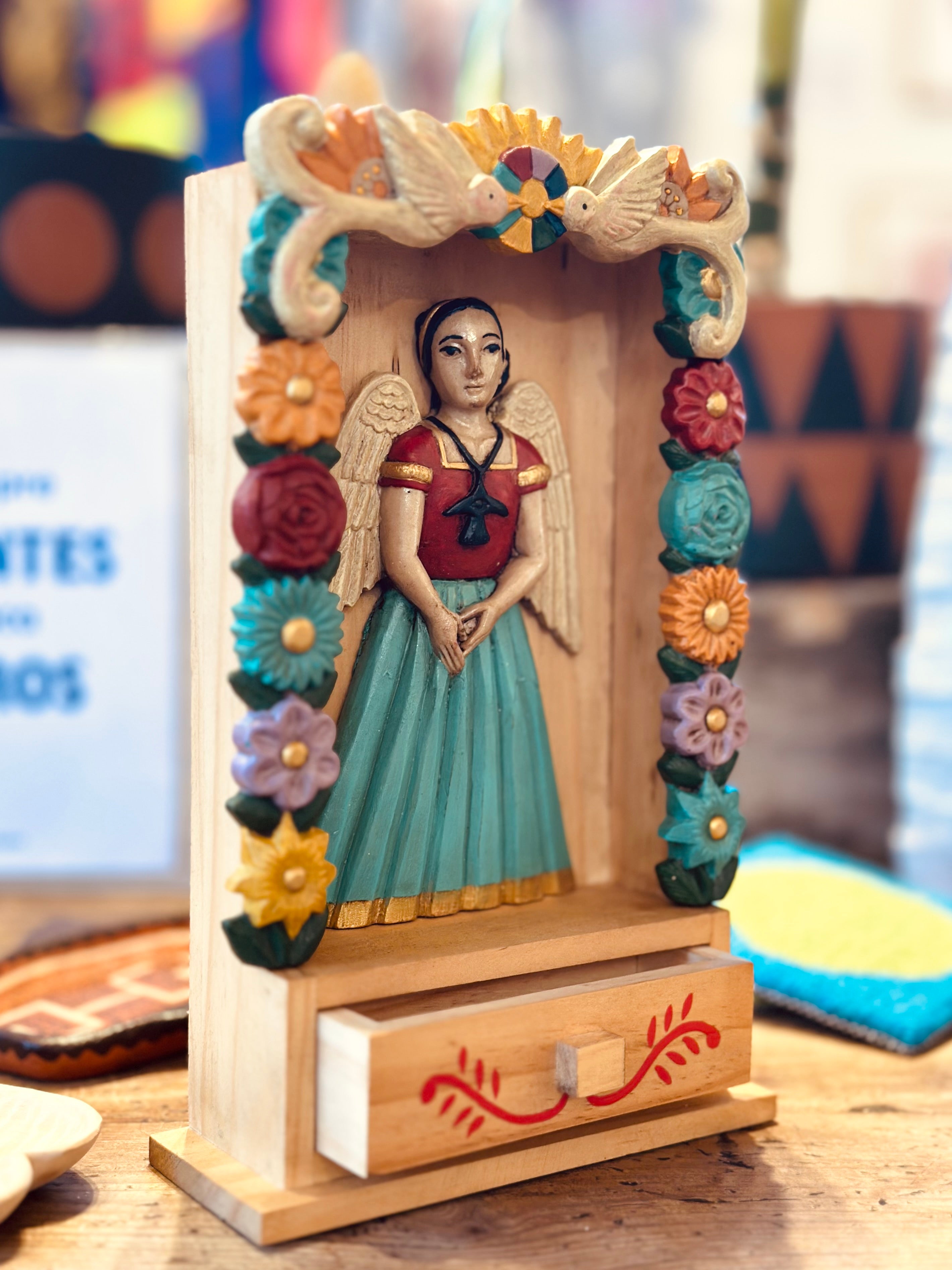 Retablo "Frida con Alas"