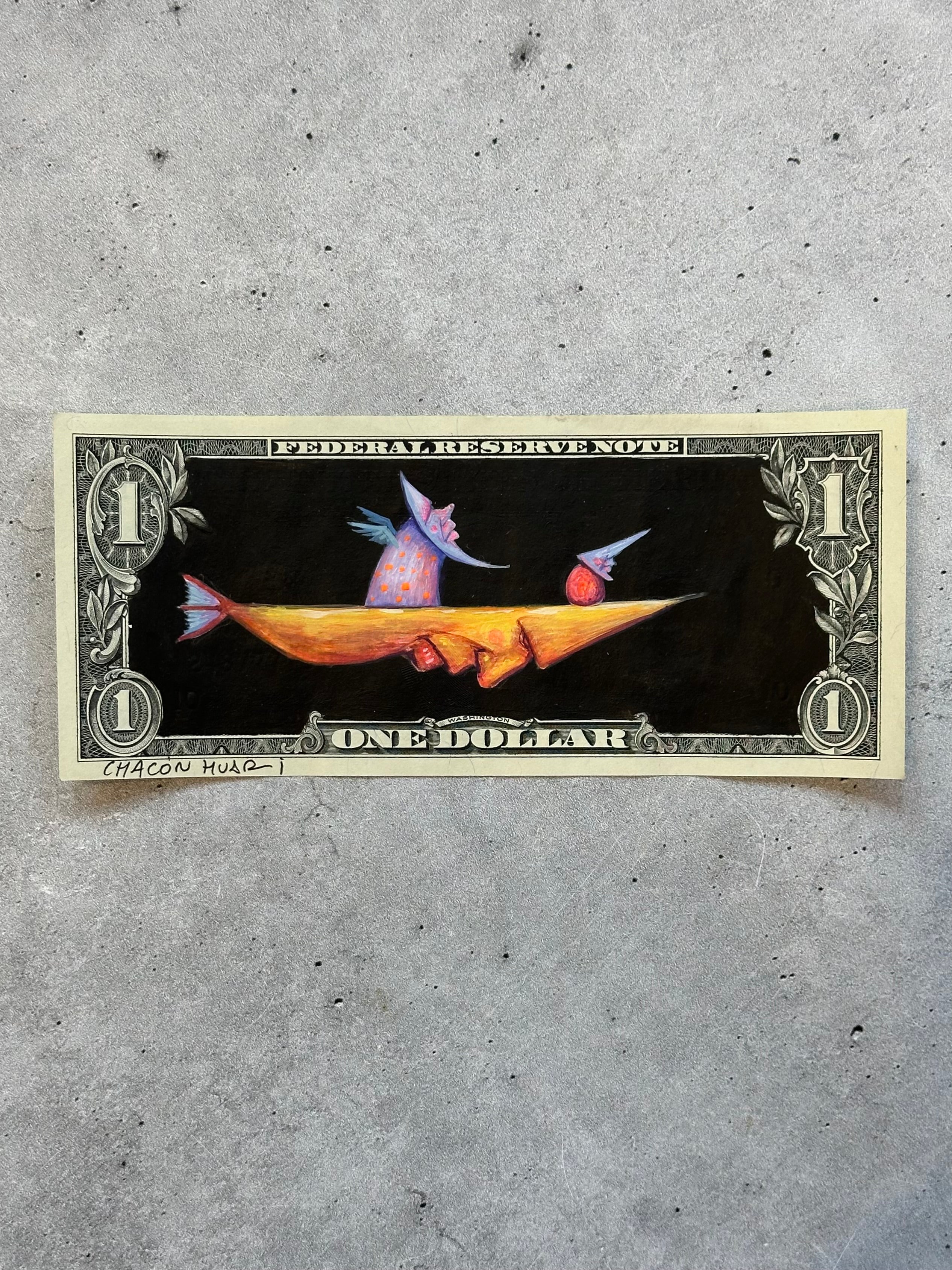 Dollar Migrante - Original illustrations - Framed