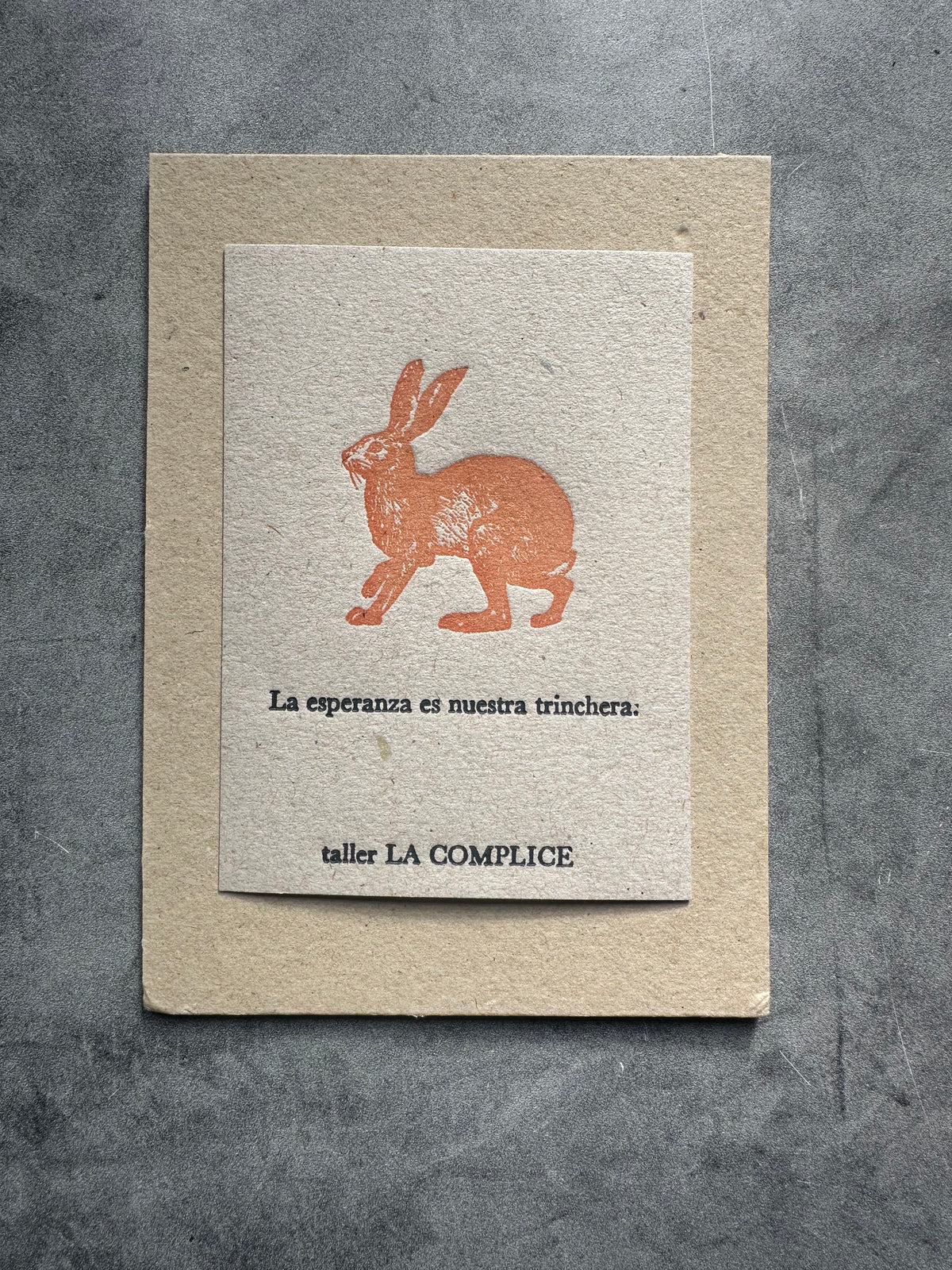Esperanza - Letterpress