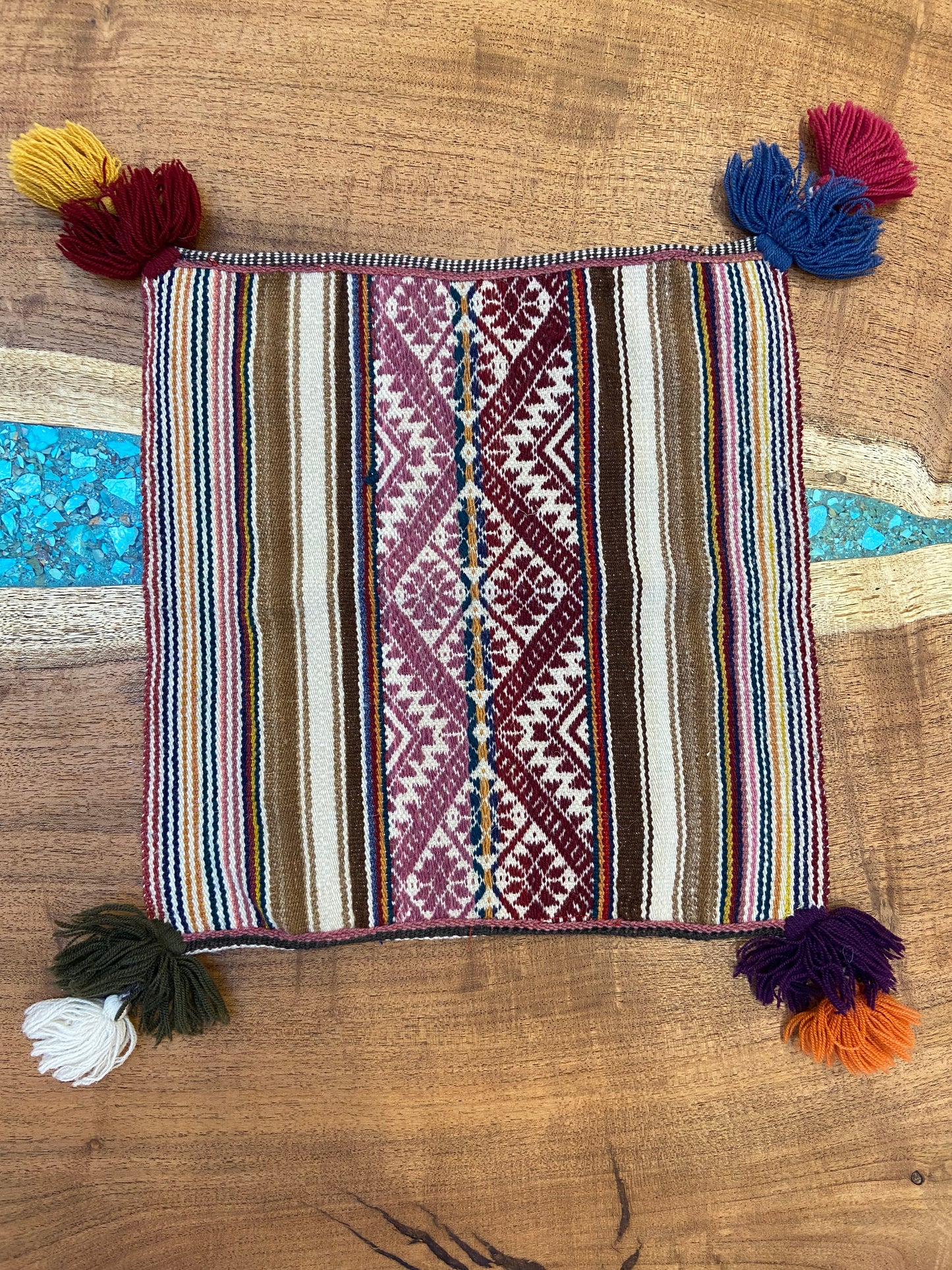 Patacancha ~ Alpaca wool ~ Square tapestry