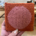 Coasters - pink & rust