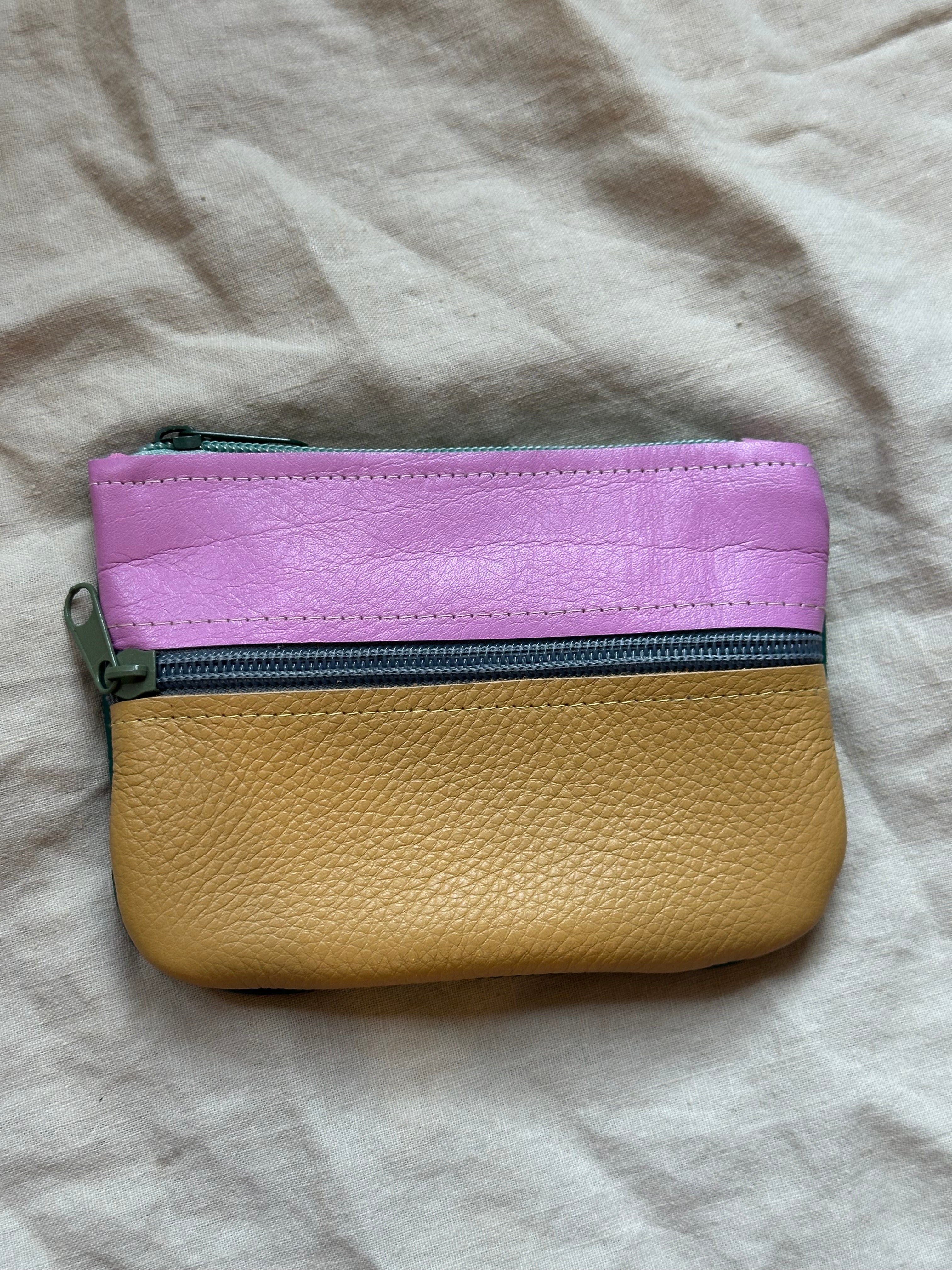 Small Zip Leather Wallets