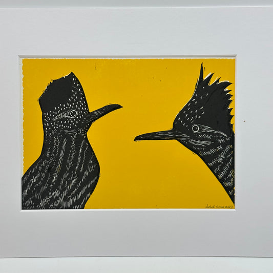 Double roadrunner ~ yellow ~ 8x10