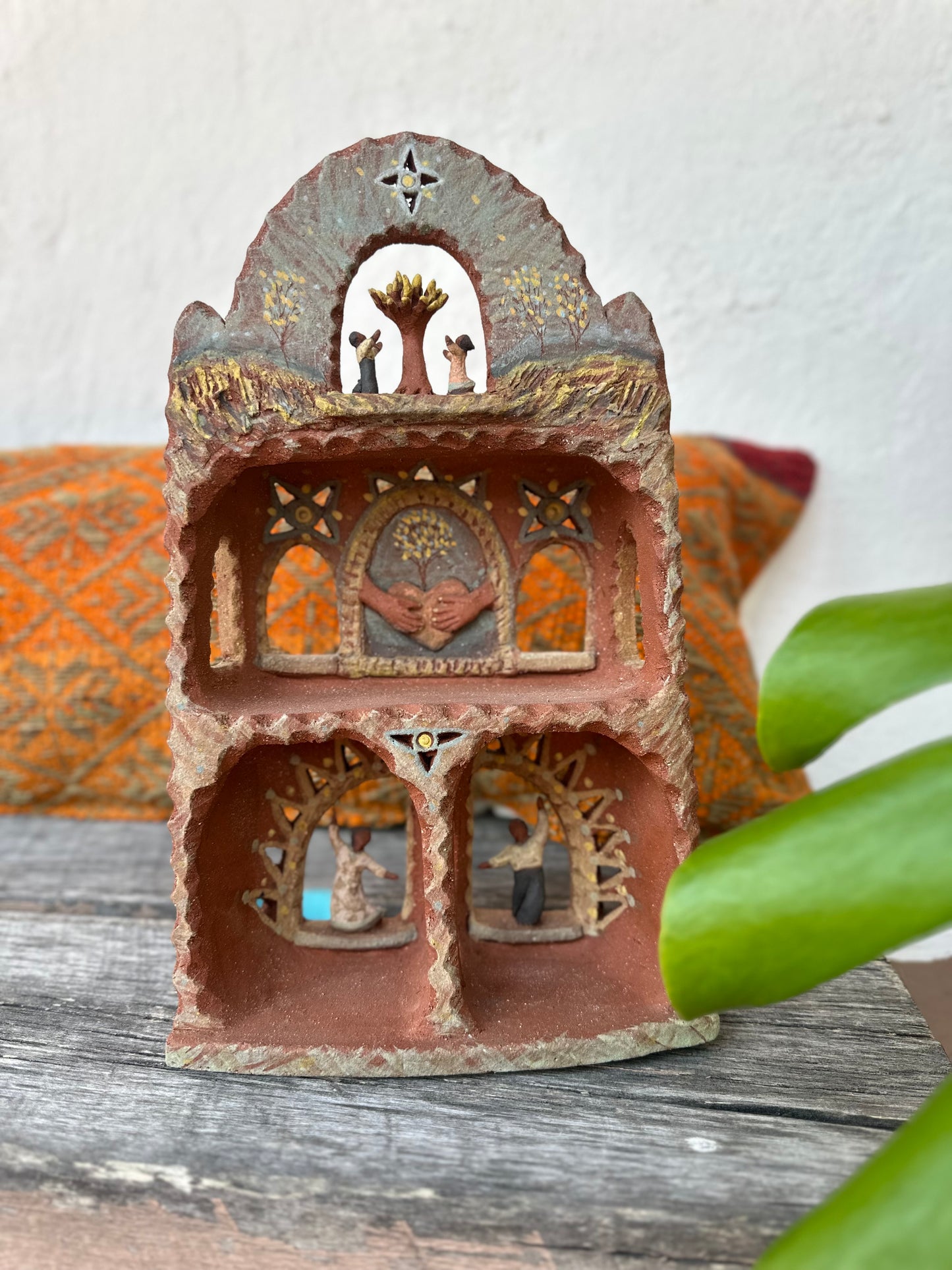 Tribute to Love Altar - Clay Sculptural Piece