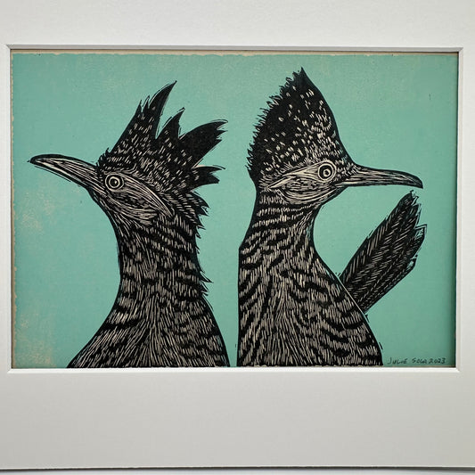 Double roadrunner ~ Seafoam ~ 8x10