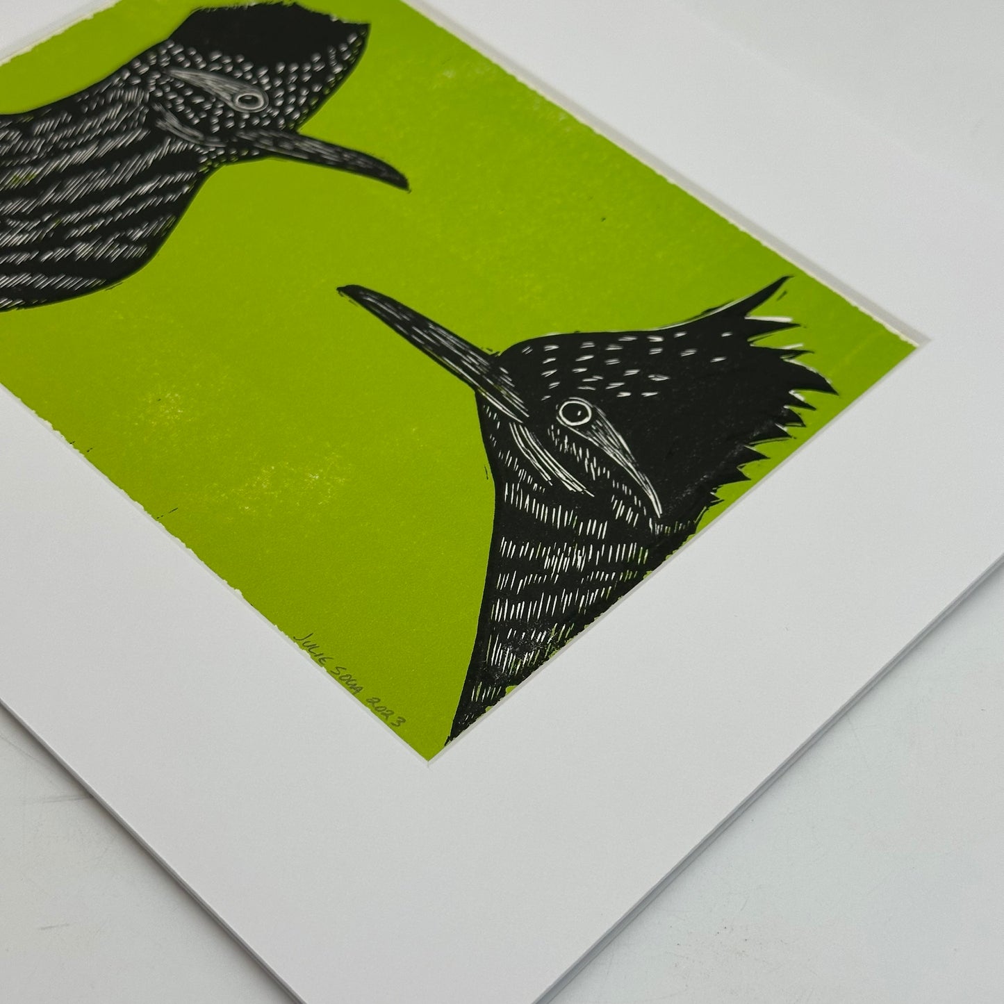 Double roadrunner ~ green ~ 8x10