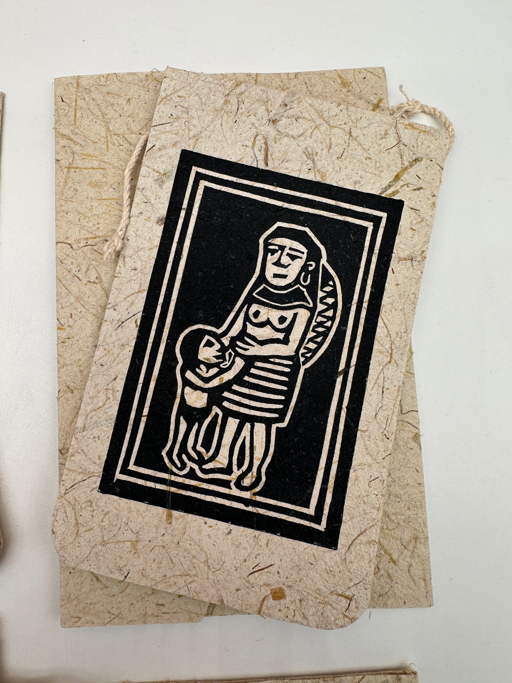 Frameable Note Cards ~ artisanal paper handcrafted from corn husks