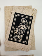 Frameable Note Cards ~ artisanal paper handcrafted from corn husks