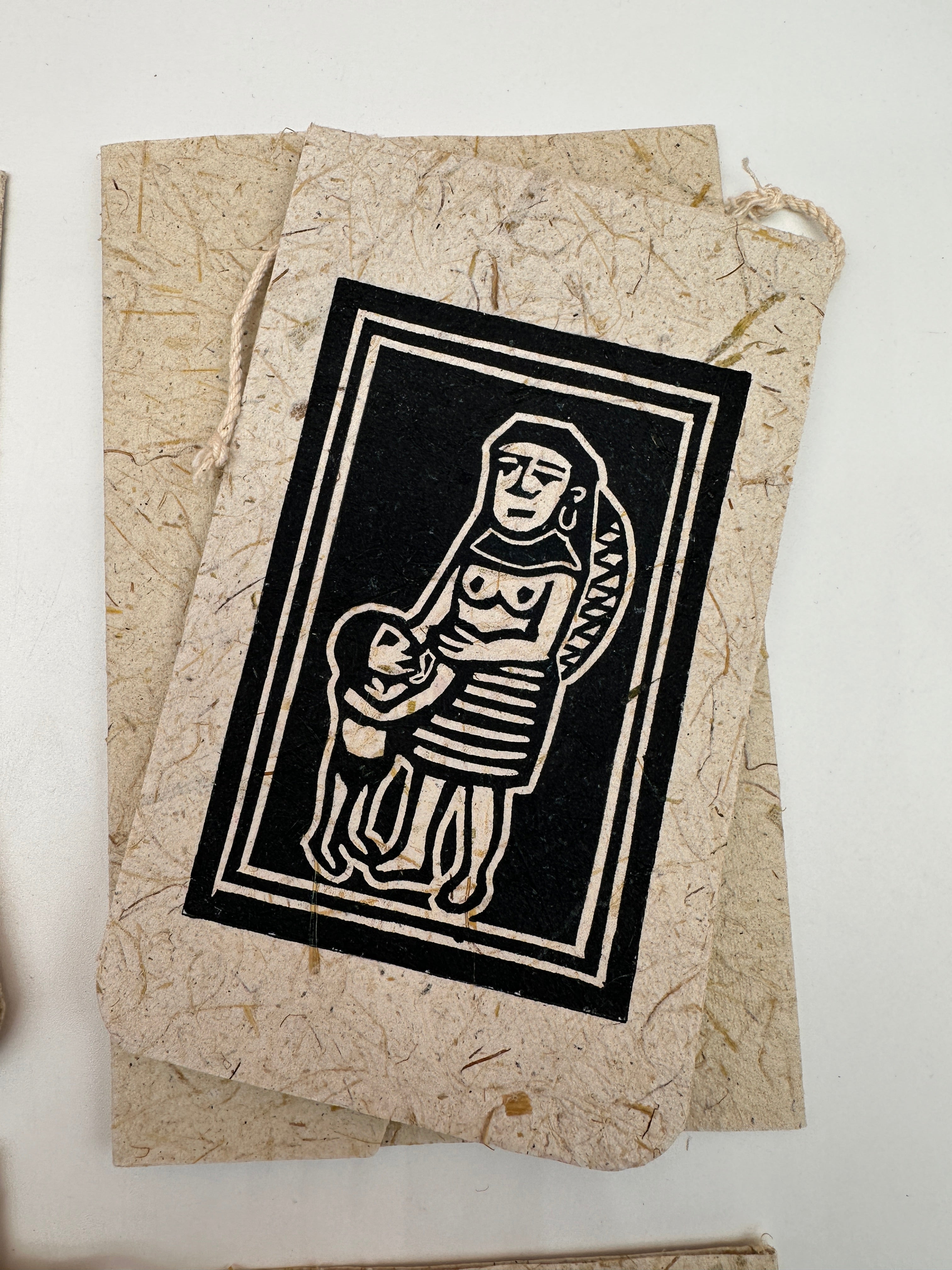 Frameable Note Cards ~ artisanal paper handcrafted from corn husks