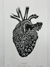 Load image into Gallery viewer, Corazon - Lino Print
