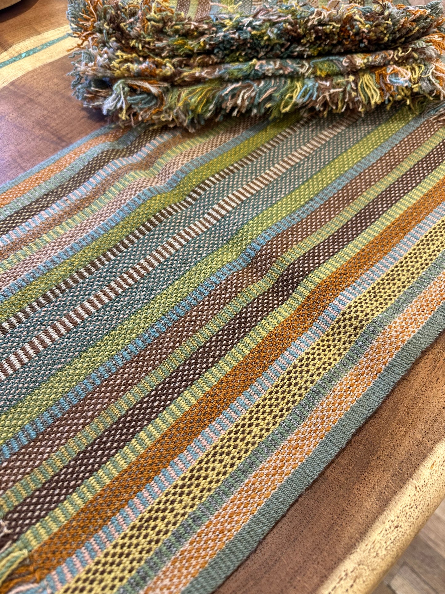 100% Sheep Wool Placemats - multicolored - Set of 6