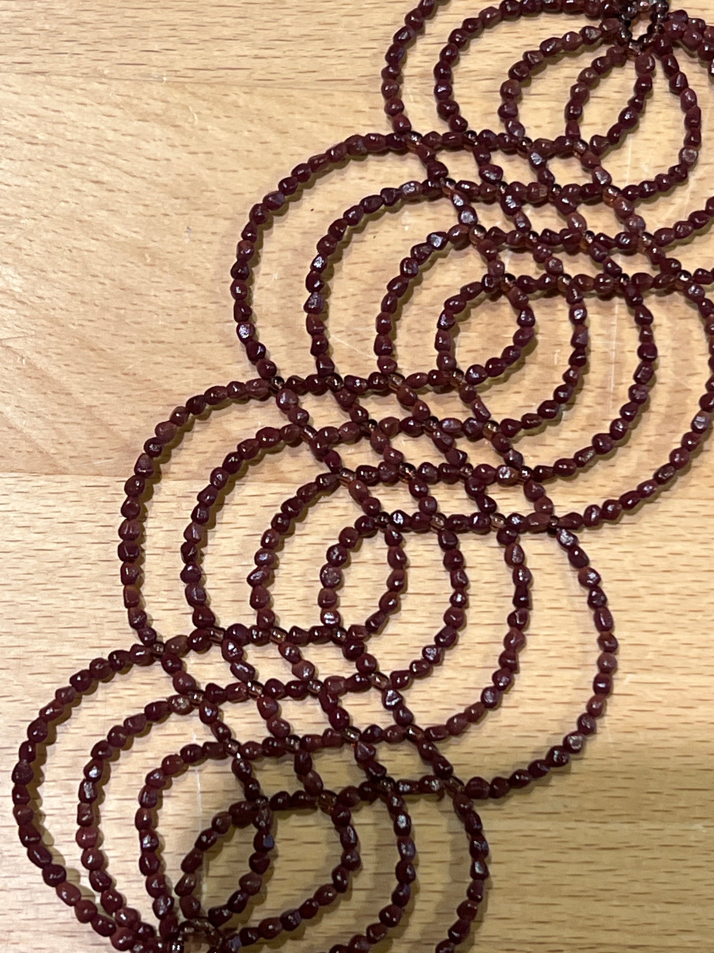 Bracelet Ikish - burgundy