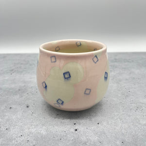 Pink and White - Porcelain Tumbler