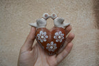 Little heart with birds - wall
