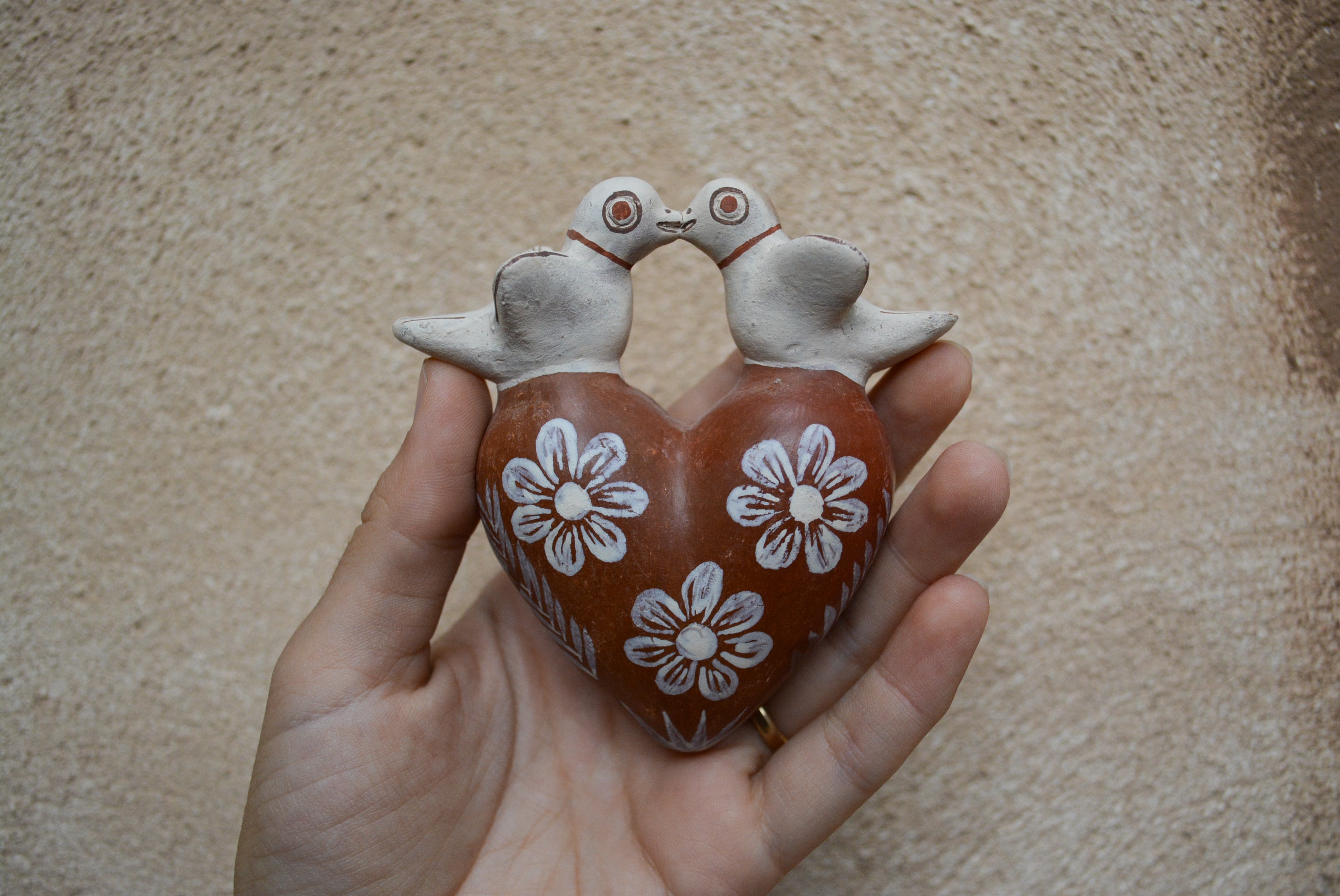 Little heart with birds - wall