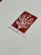 Tree of Life - Mini Block Print 6” by 6”