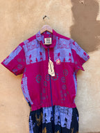 Screenprinted jumpsuit ~ X-Large
