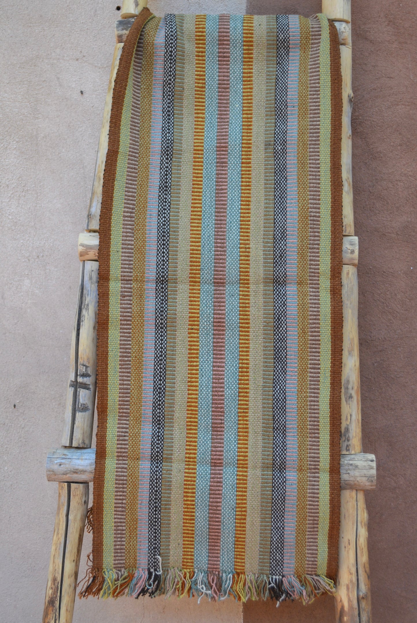 Table Runner Multicolor - Natural Dyed and 100% sheep wool