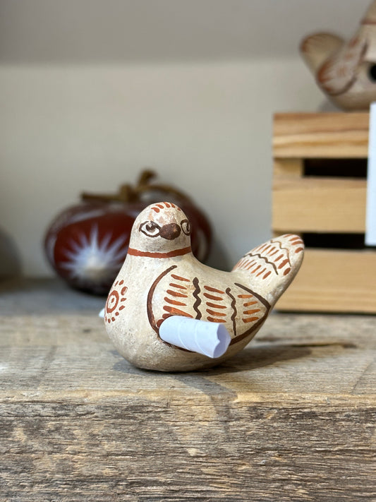 Messenger Bird ~ Sand and deep coral