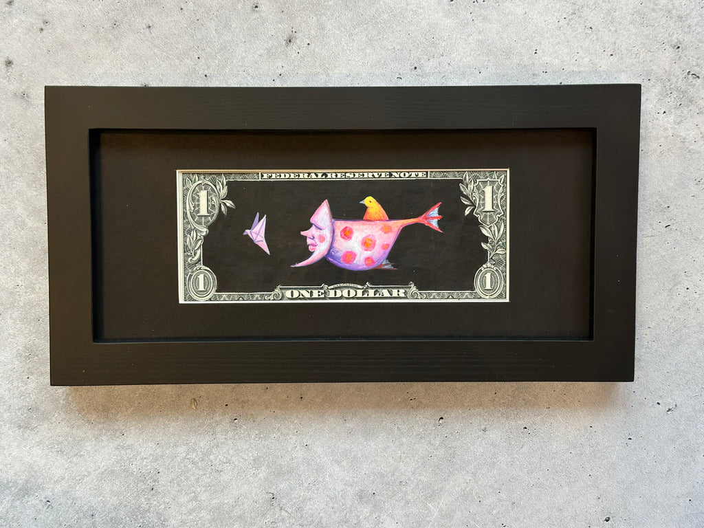 Dollar Migrante - Original illustrations - Framed