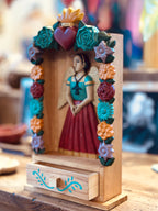 Retablo "Frida con Alas"