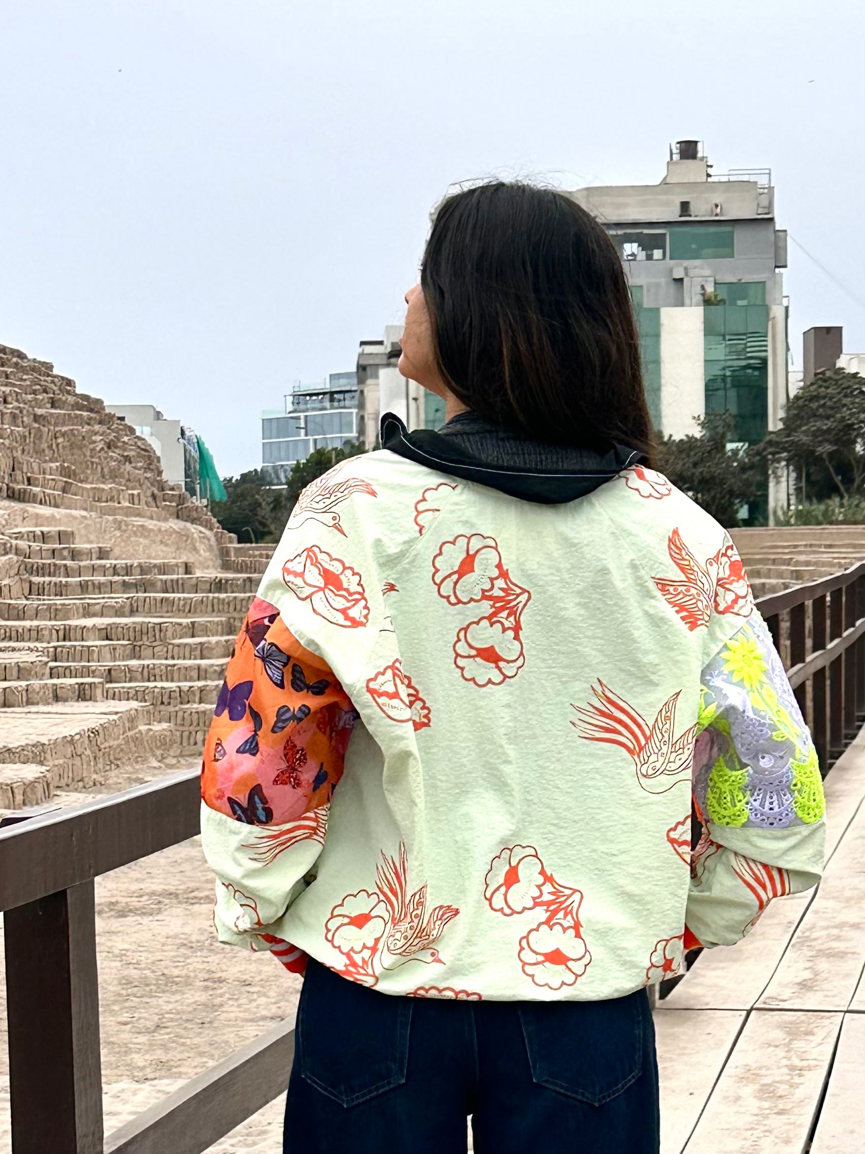 Windbreaker - one of a kind - Large