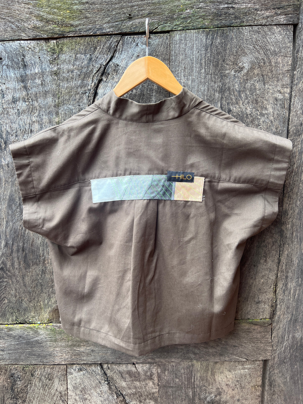 Boxy Cropped Shirt - Mocha