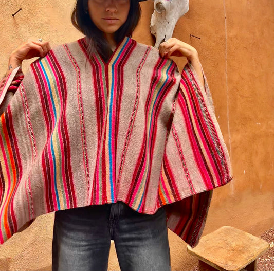Traditional Poncho ~ Handwoven