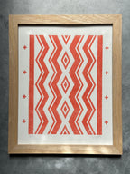 Geometrics - Relief Print 8” x 10”