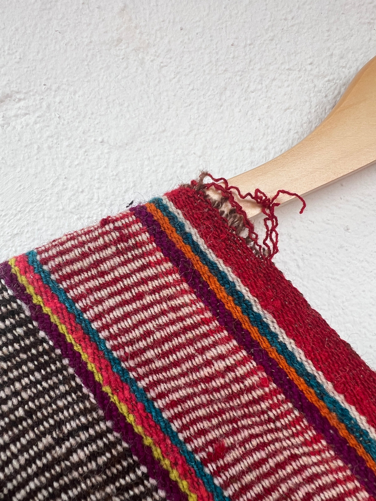 Handwoven Cropped Poncho