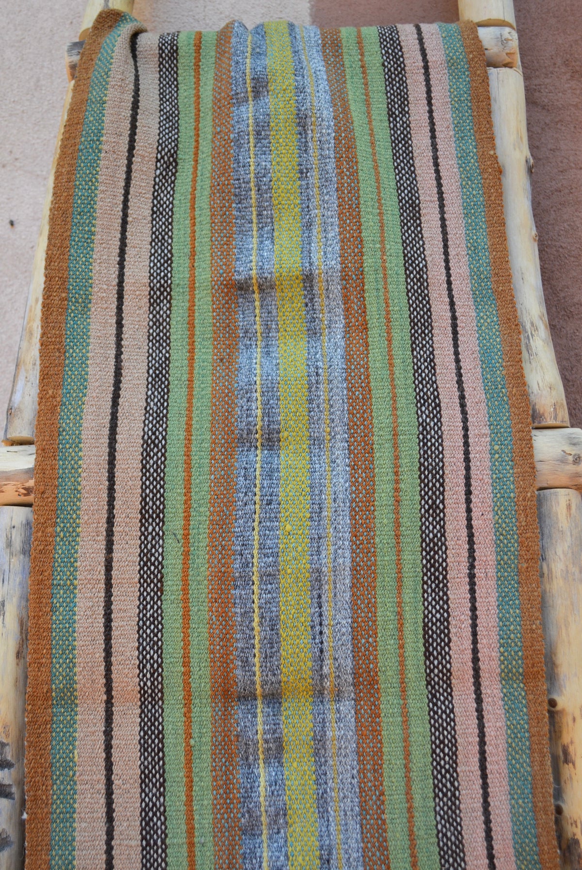 Table Runner Multicolor - Natural Dyed and 100% sheep wool