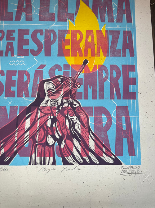 Abya Yala - Linocut 16.5" x 23.5"