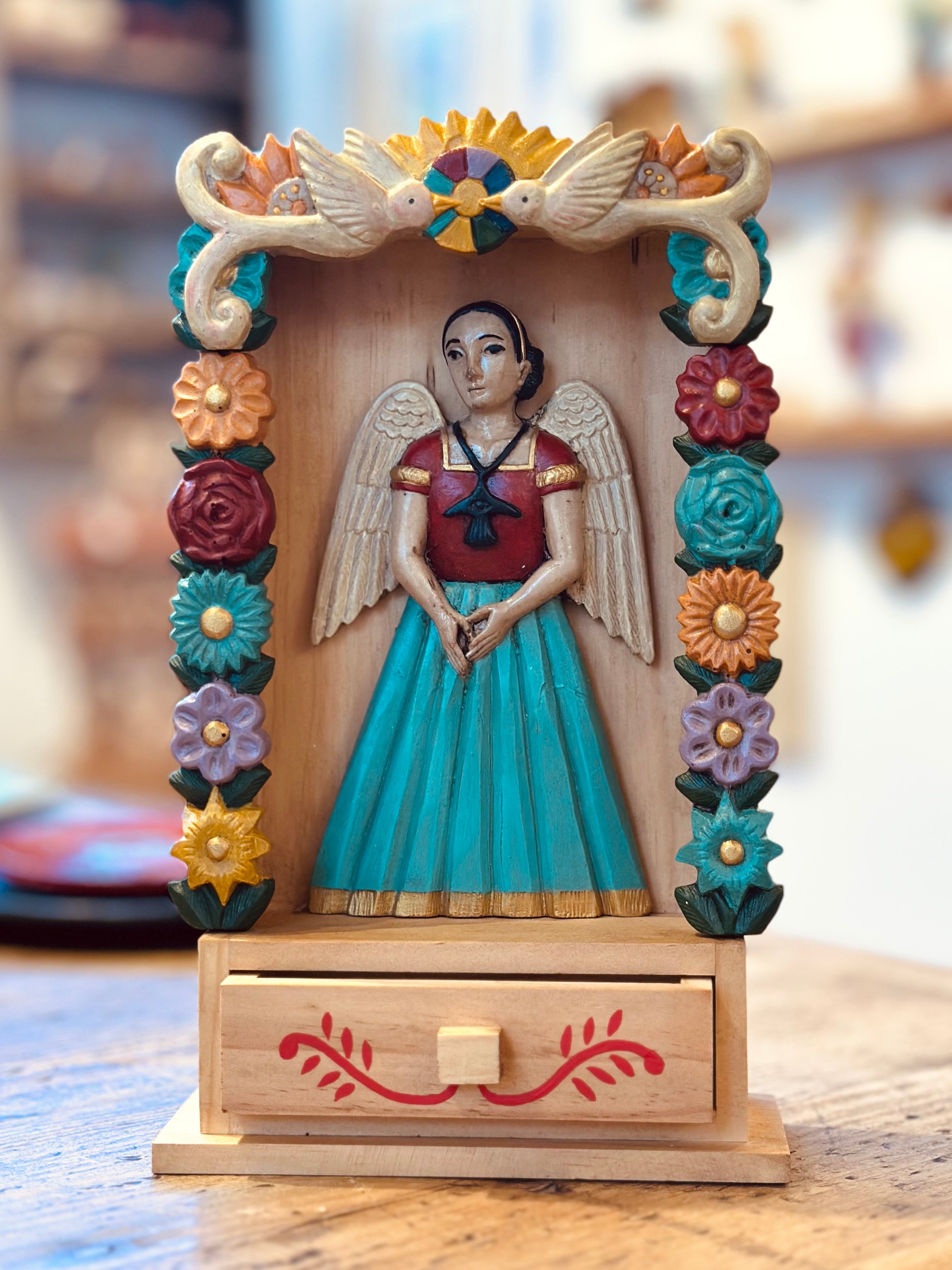 Retablo "Frida con Alas"