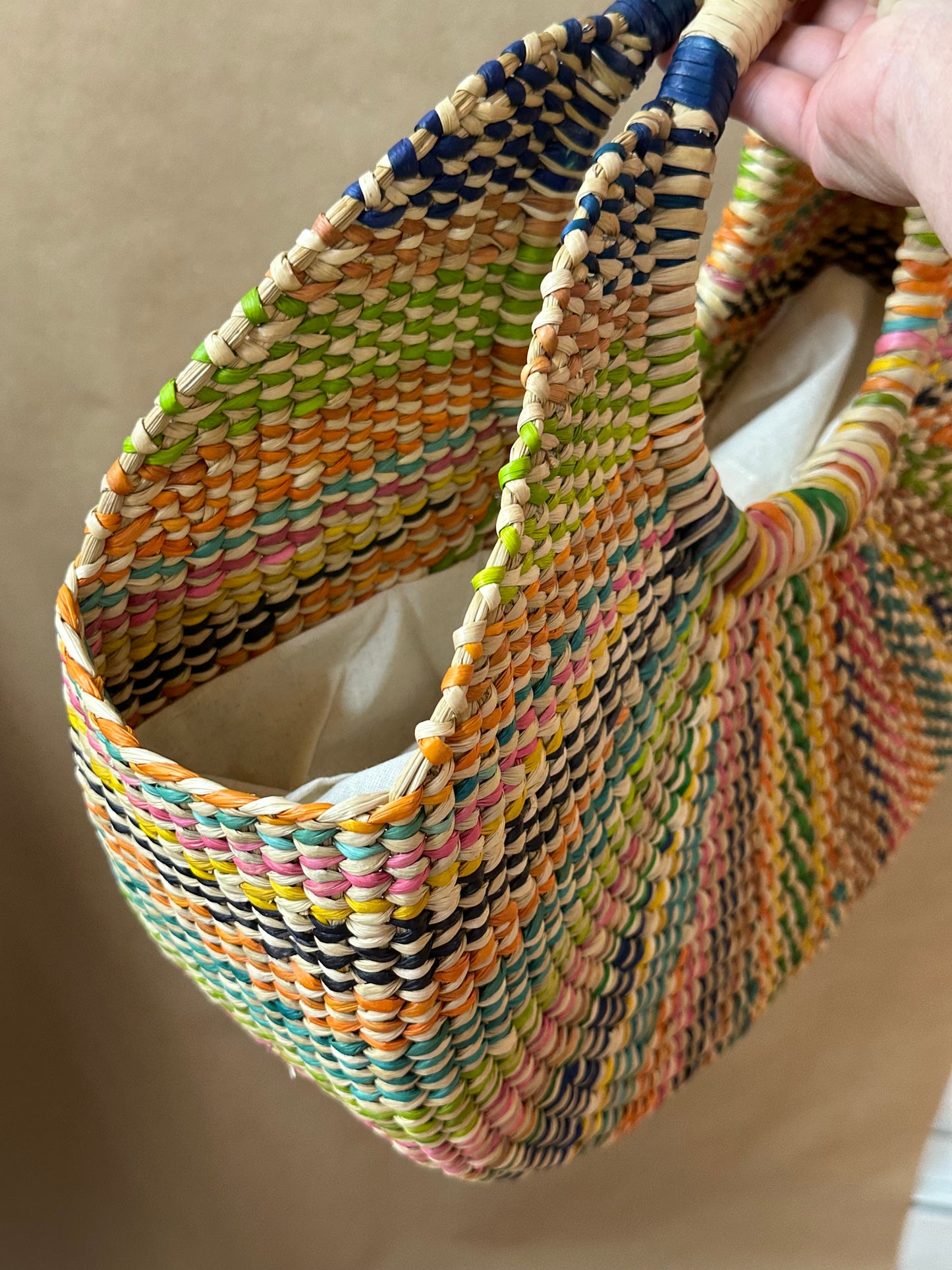 Semicircle Large Bag ~ Junco Reed