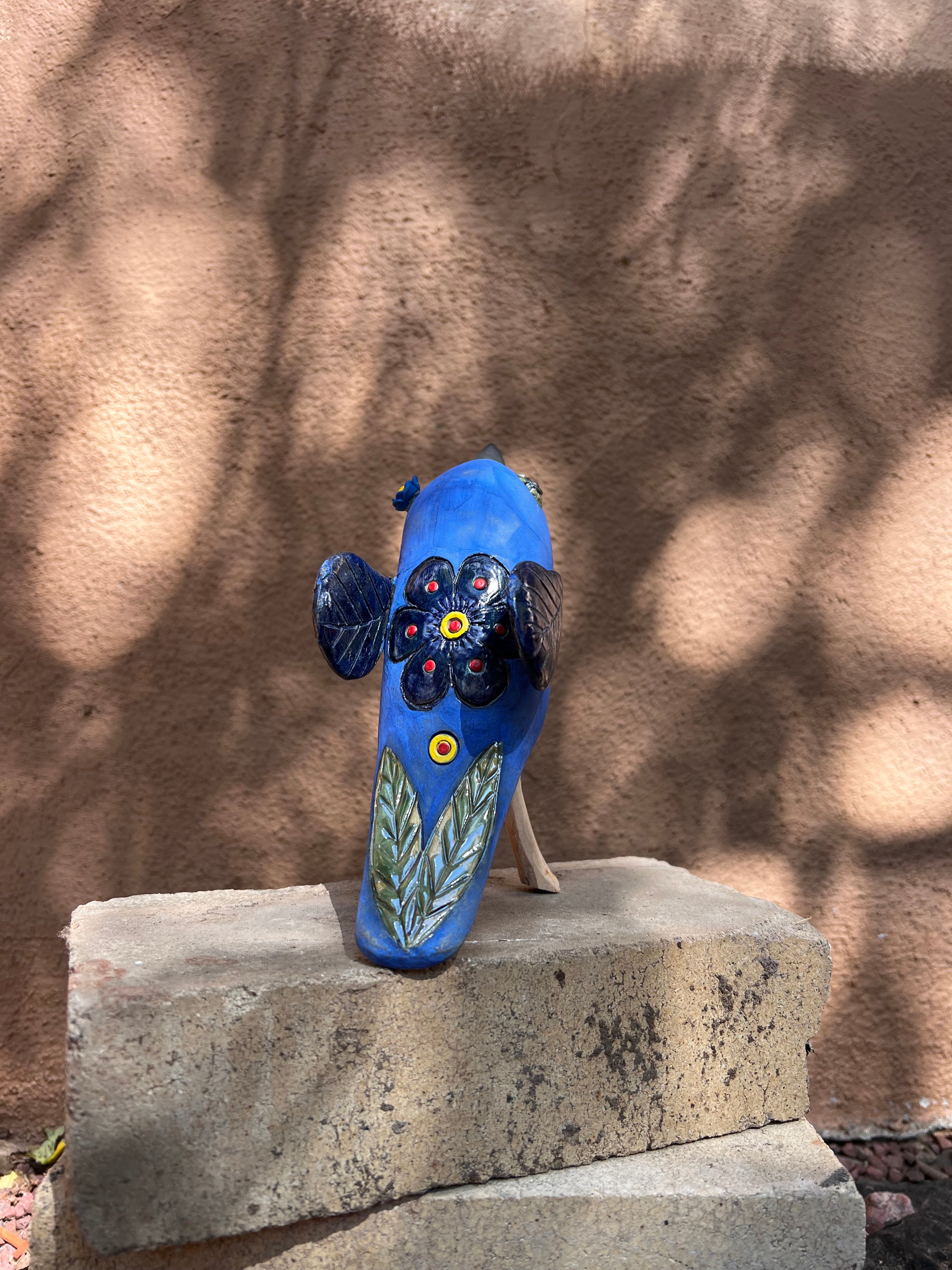 Blue Bird Sitting