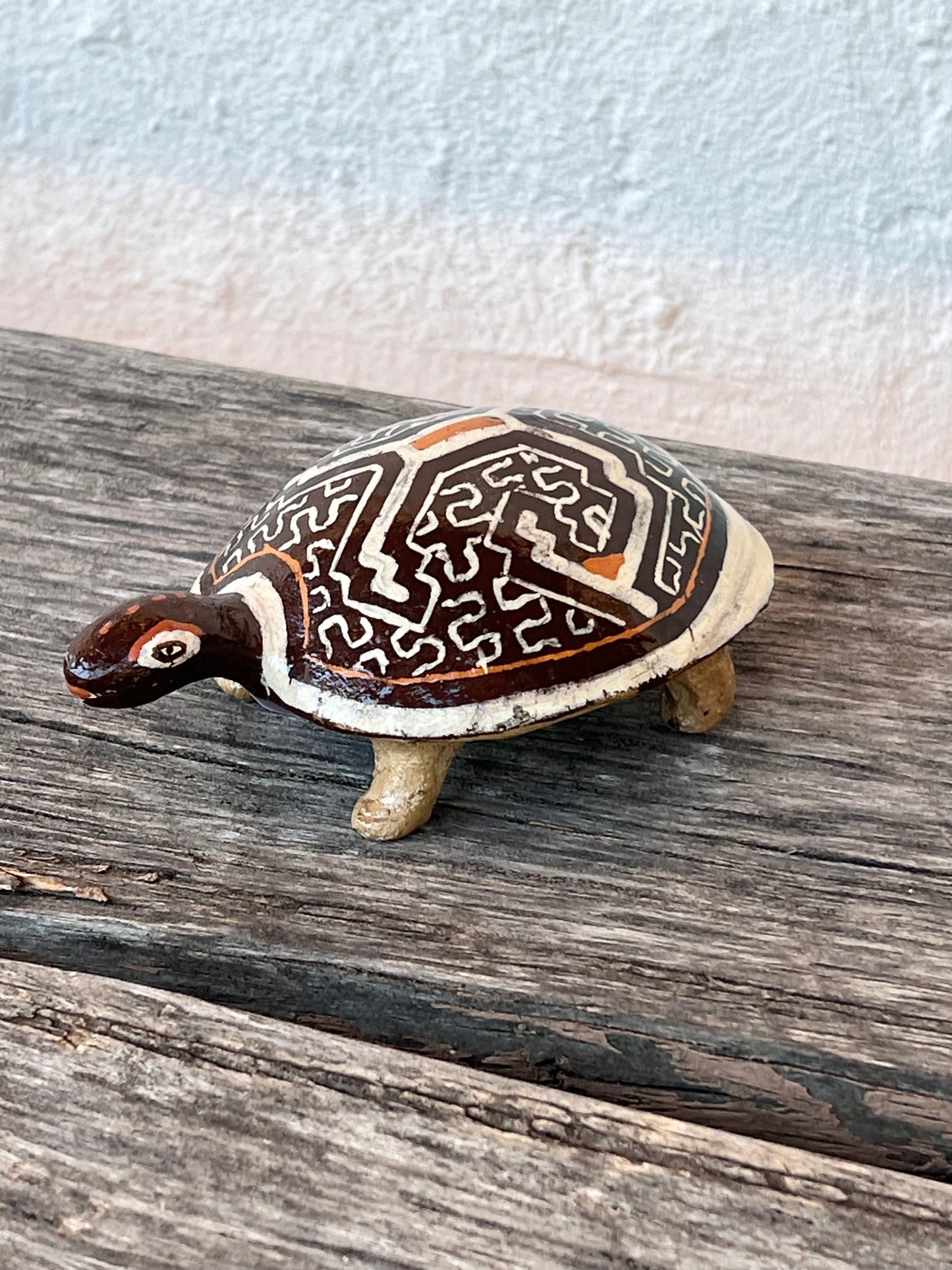 Shipibo Ceramic Turtle - three versions