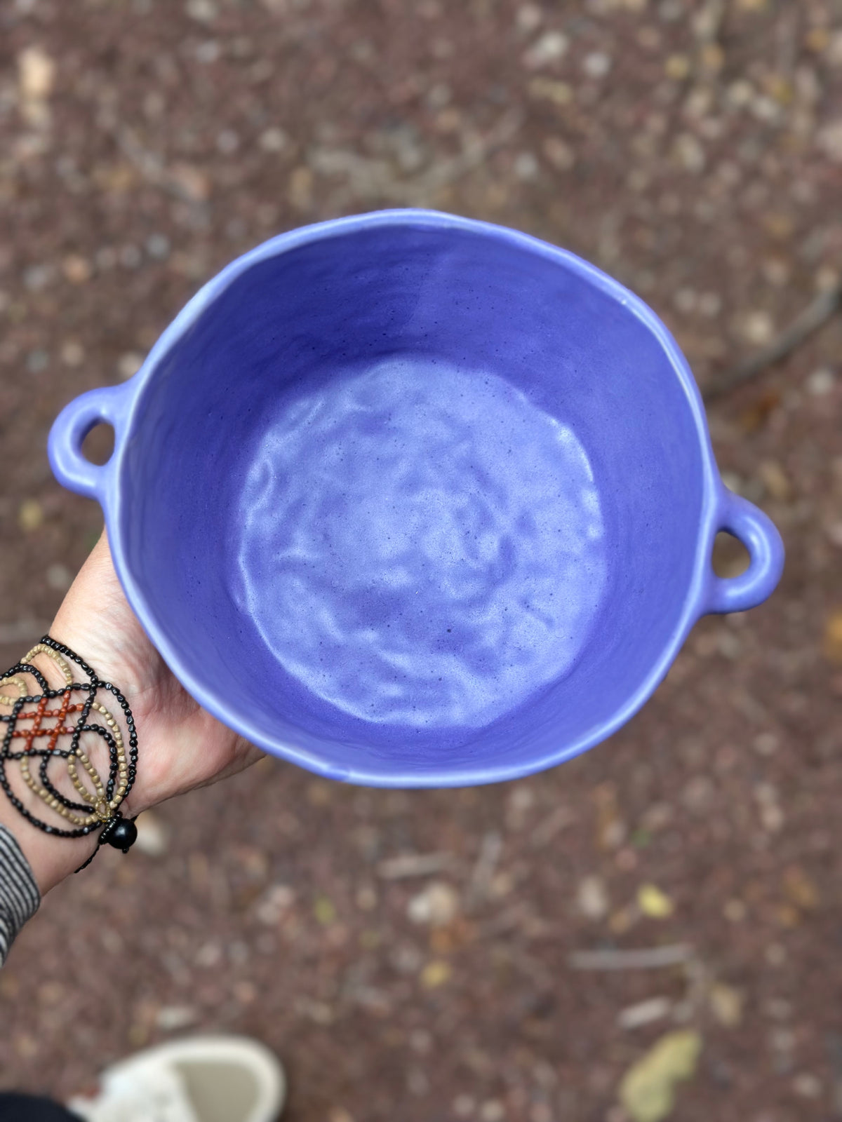 Blue - Ceramic Serving Bowl - Medium