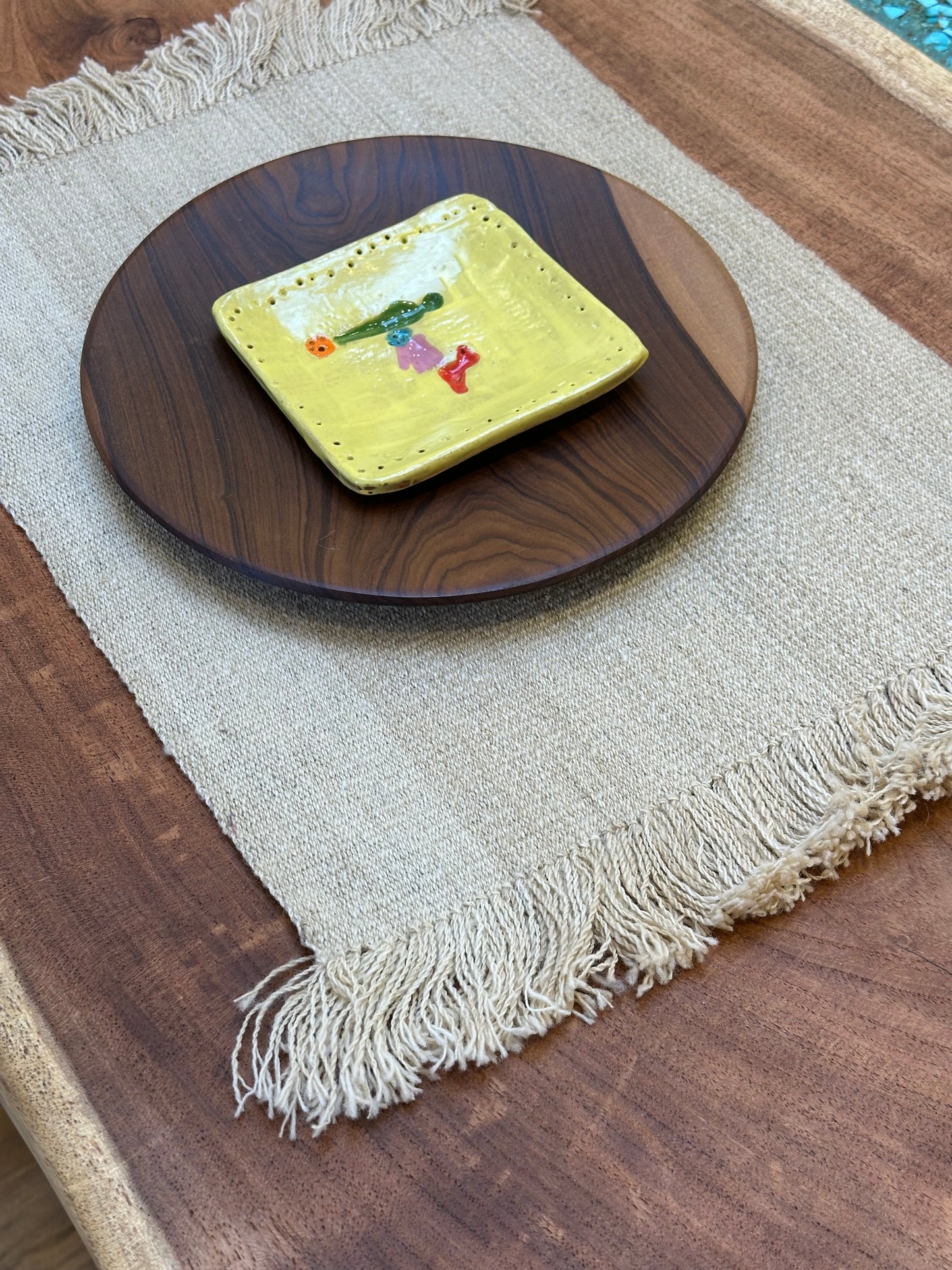 100% Sheep Wool Placemats ~ Set of 6