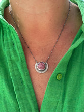 Load image into Gallery viewer, Pink Tourmaline ~ Necklace ~ Sterling Silver
