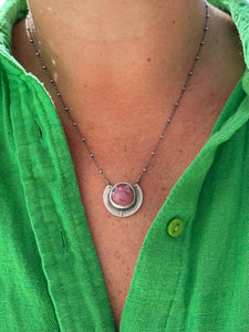 Pink Tourmaline ~ Necklace ~ Sterling Silver