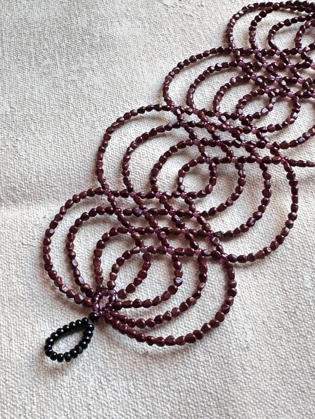 Bracelet Ikish - burgundy