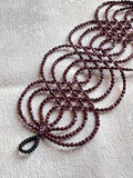 Bracelet Ikish - burgundy