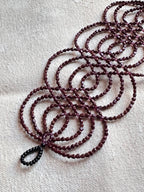 Bracelet Ikish - burgundy