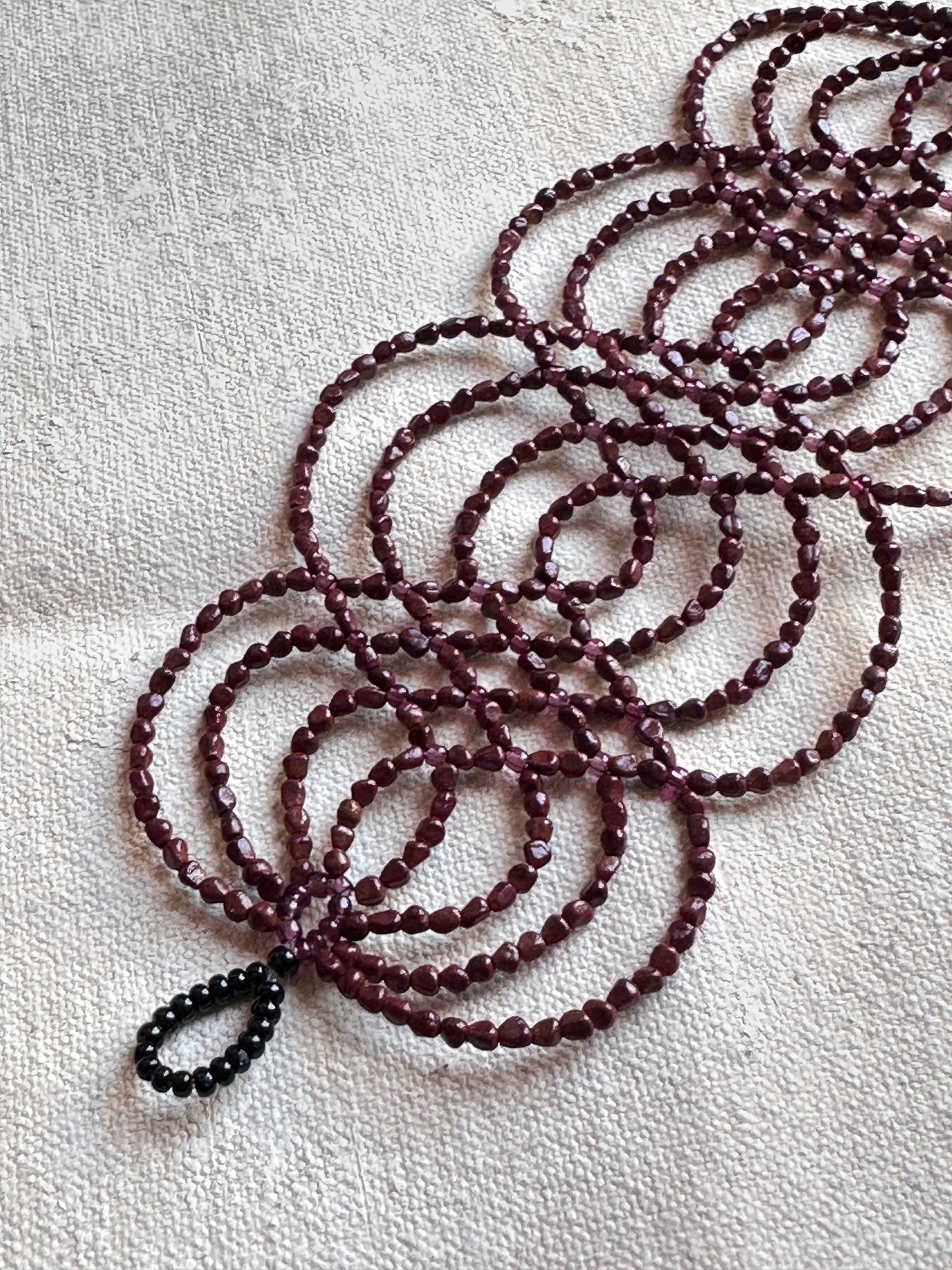Bracelet Ikish - burgundy