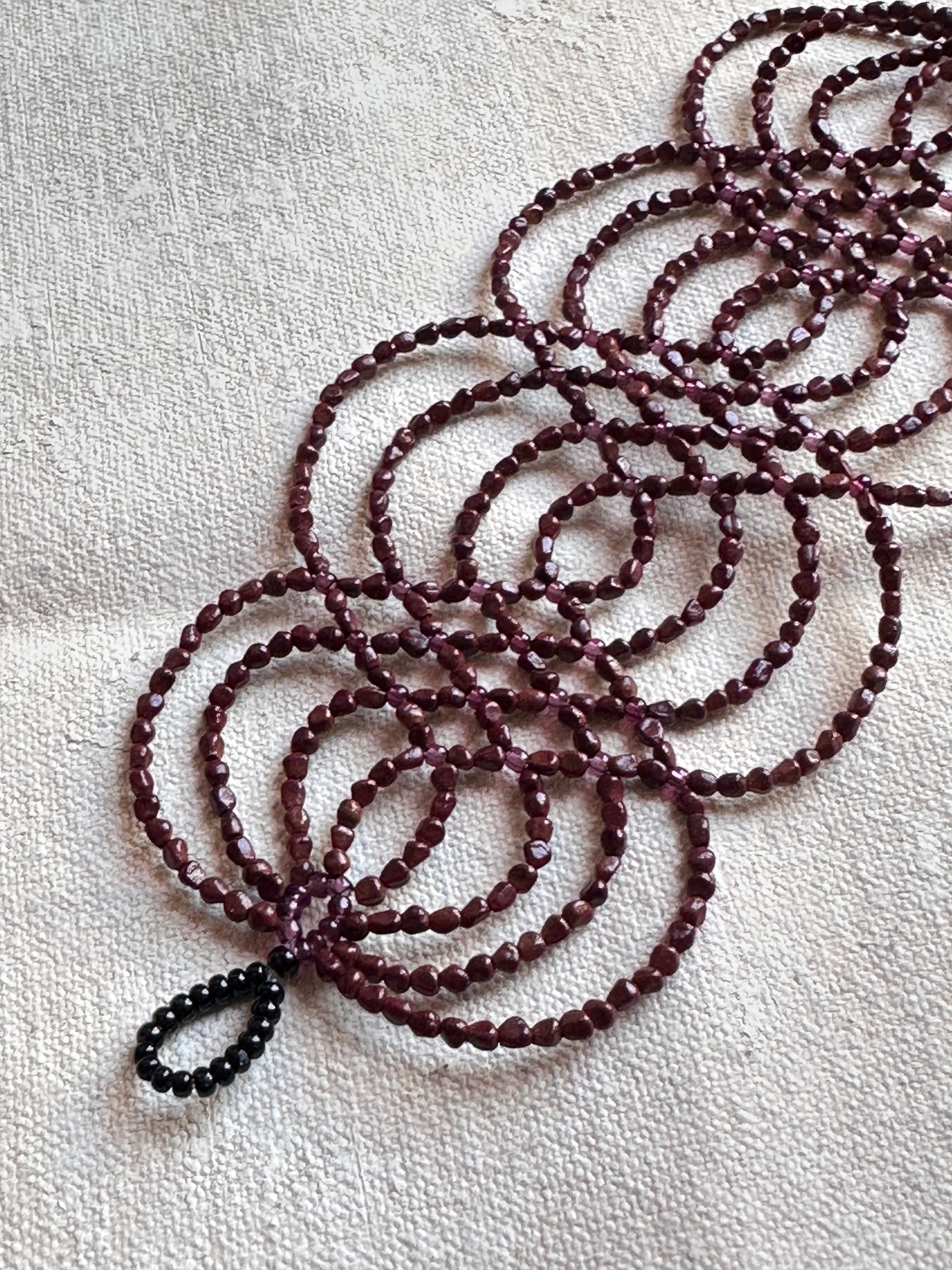 Bracelet Ikish - burgundy