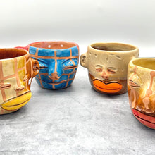 Load image into Gallery viewer, Face Mugs - Red Mexican Clay
