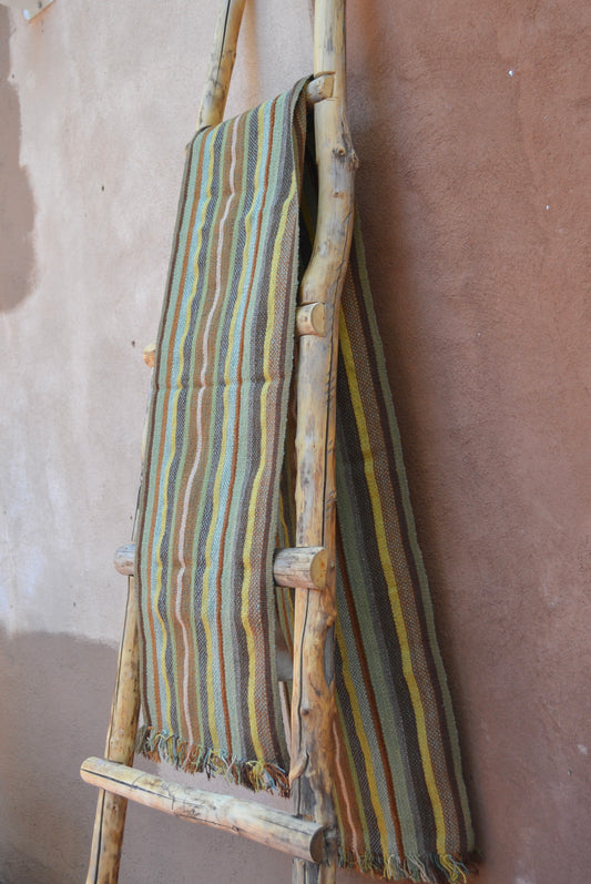 Table Runner Multicolor - Natural Dyed and 100% sheep wool